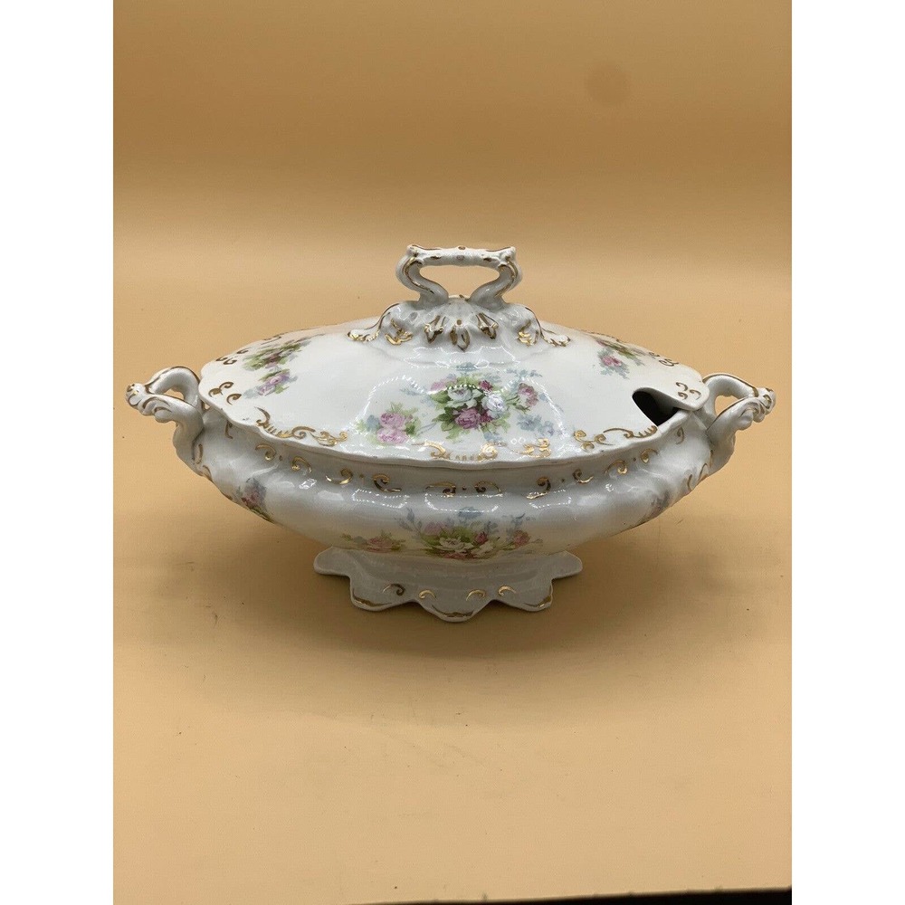 Antique J & G Meakin The James Oval Covered Soup Tureen No Spoon England